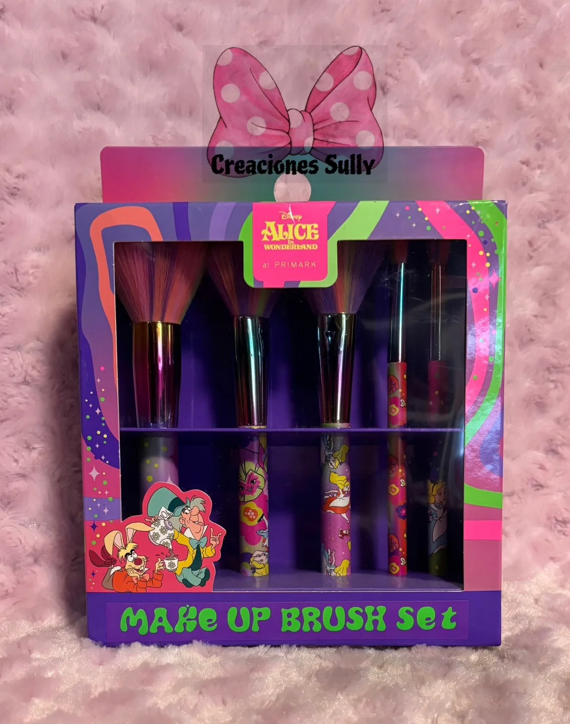 Disney Alice in Wonderland Makeup Brush Set - Primark thumbnail