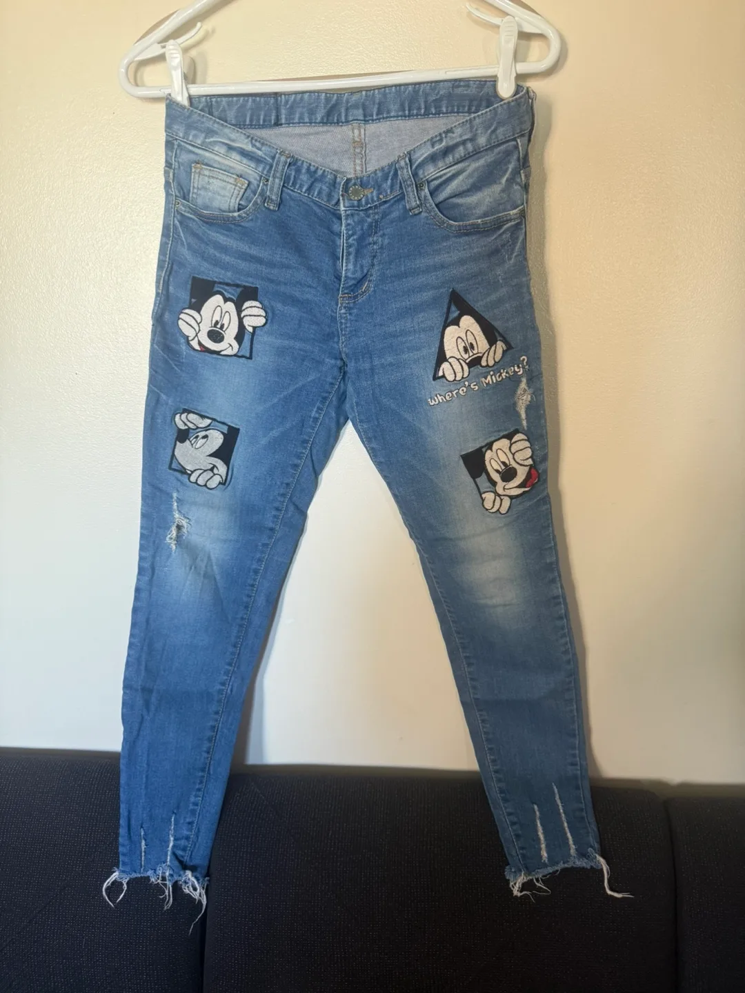 Lolita Premium Jean - Mickey Mouse Design, Size M thumbnail