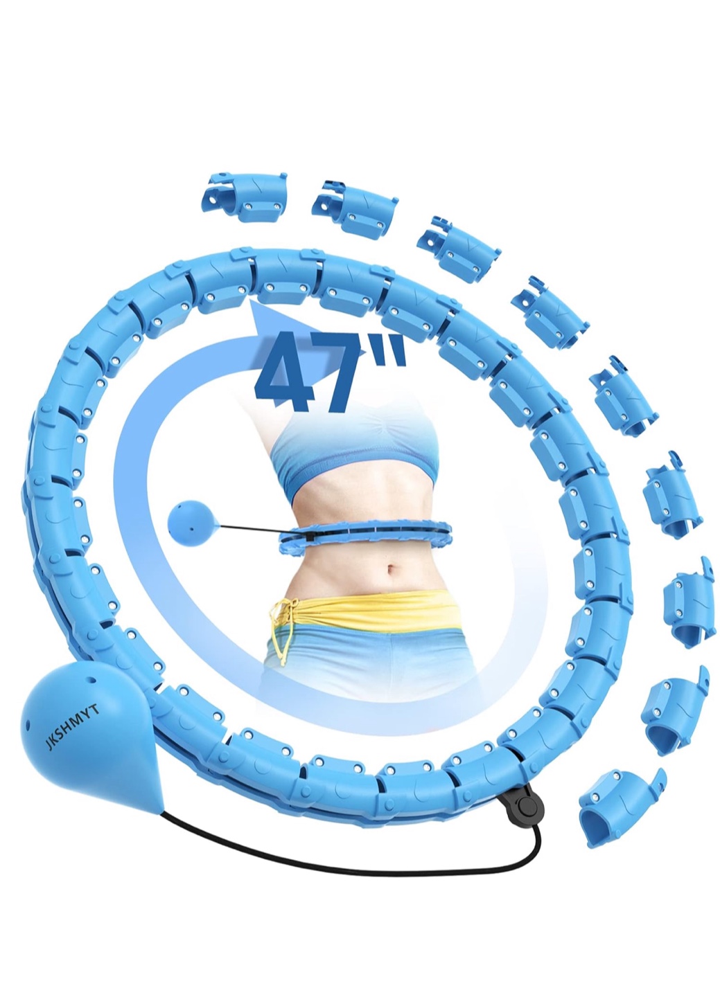 Smart Weighted Hula Hoop - Blue - photo 3
