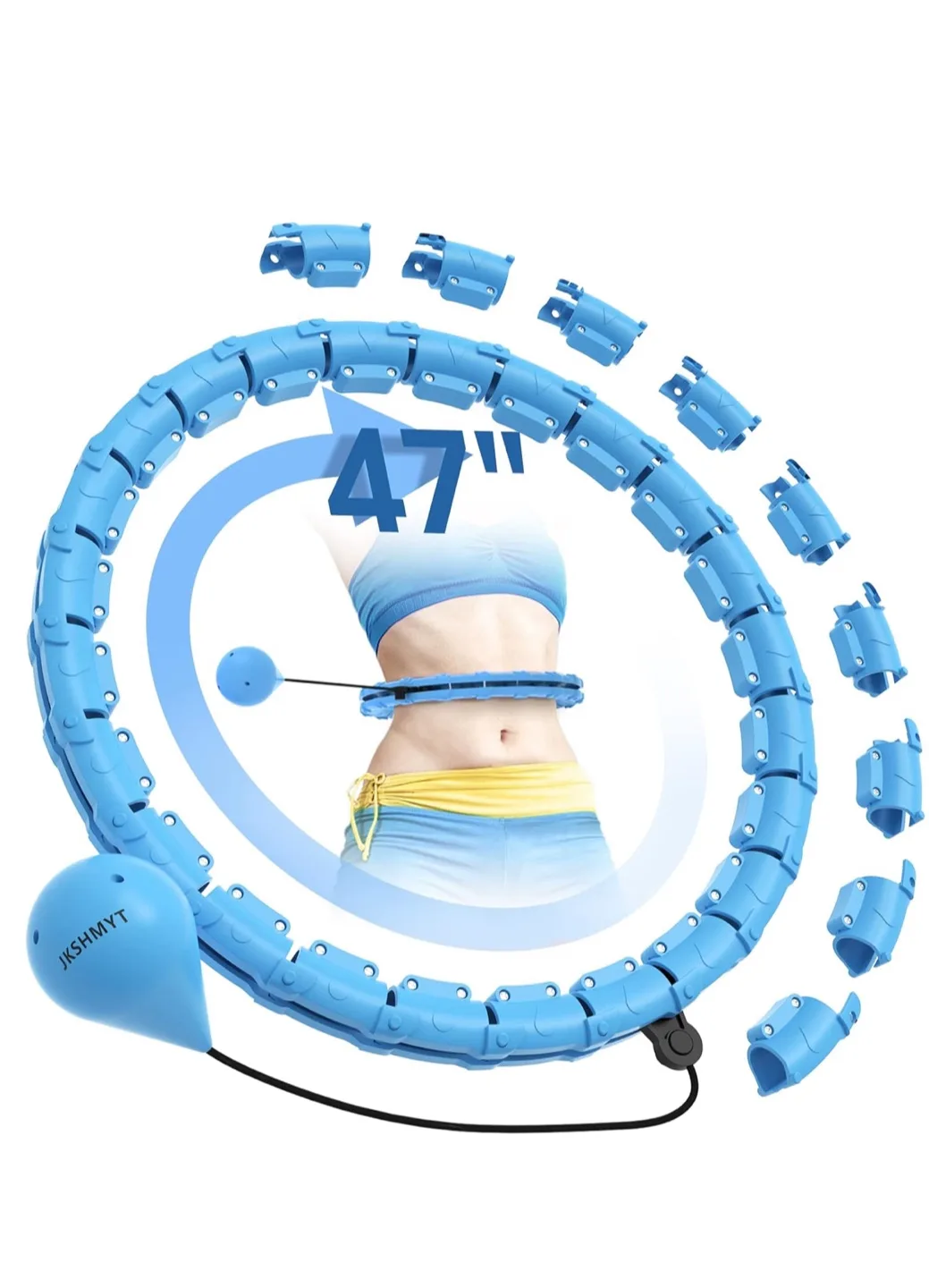 Smart Weighted Hula Hoop - Blue image indicator(3)