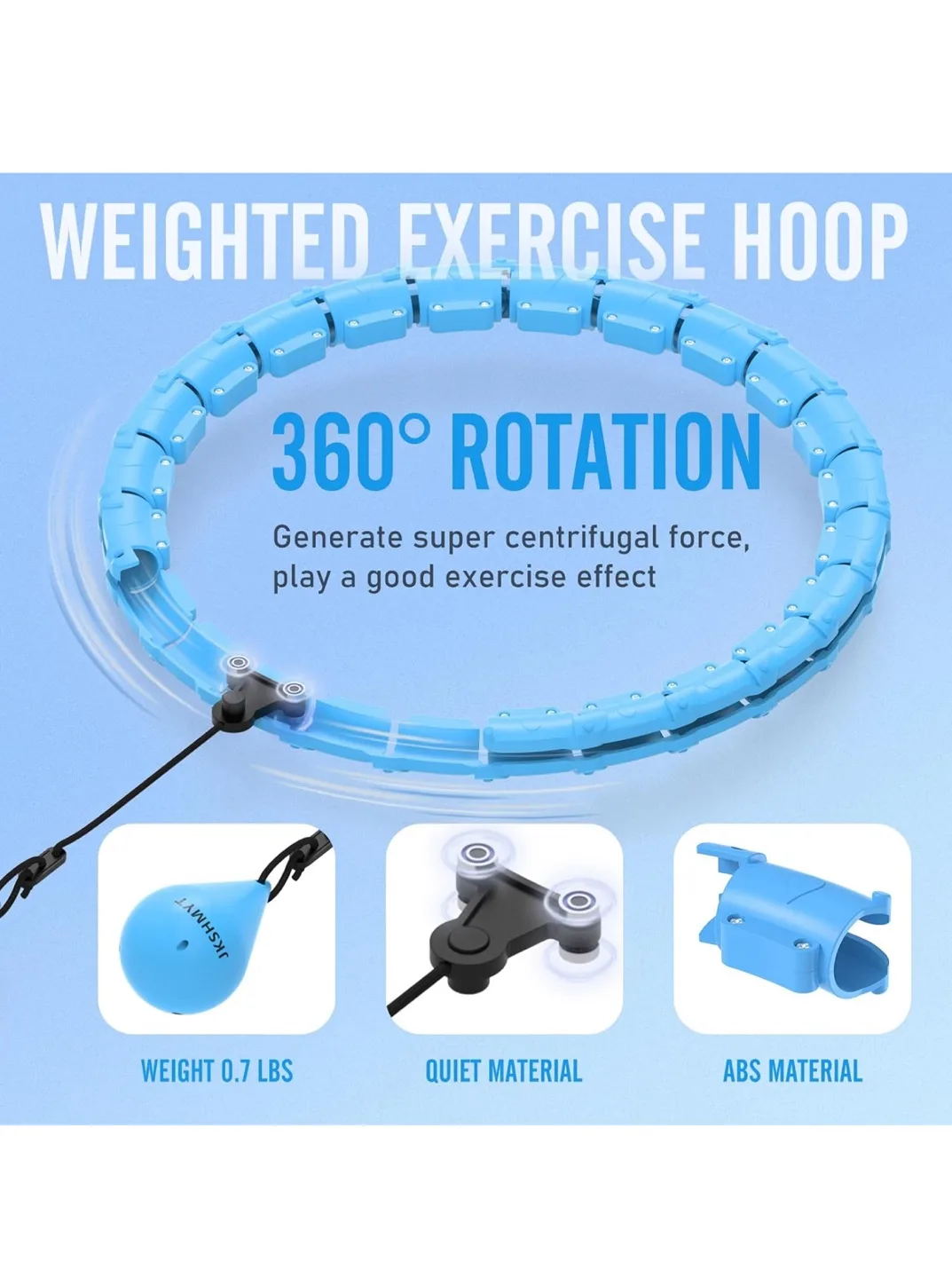 Smart Weighted Hula Hoop - Blue image indicator(7)
