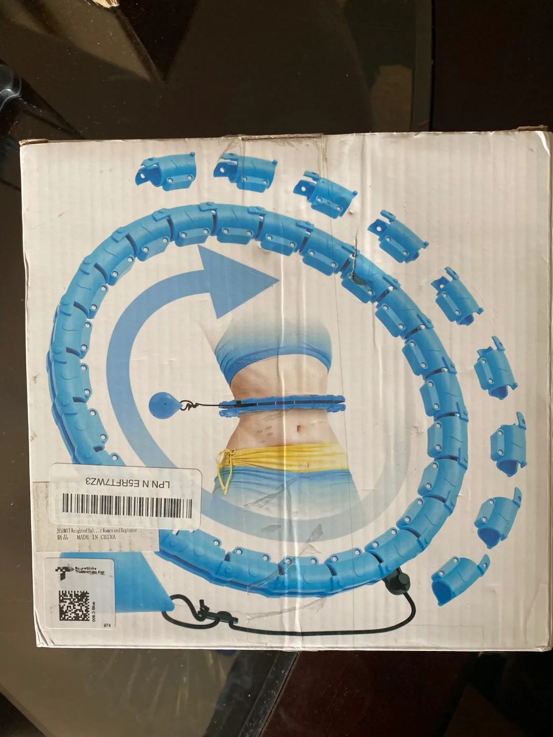 Smart Weighted Hula Hoop - Blue image indicator(2)