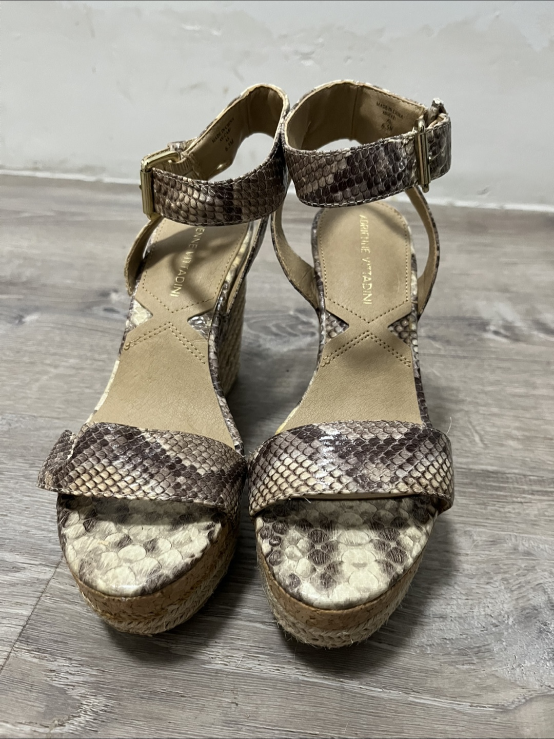Adrienne Vittadini AV-CARI Wedge Sandals - Size 6.5M - photo 4
