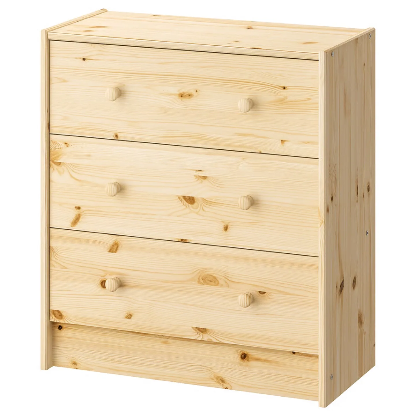 3-Drawer Chest, Solid Wood thumbnail