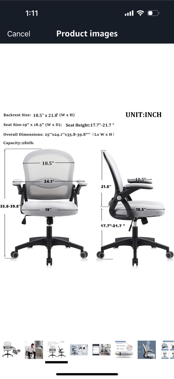 Office Chair - Adjustable & Comfortable