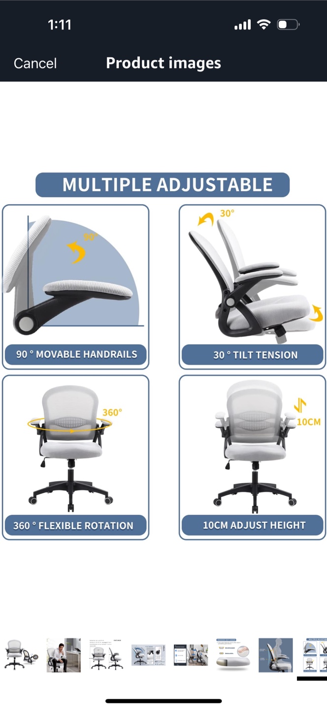 Office Chair - Adjustable & Comfortable - photo 2