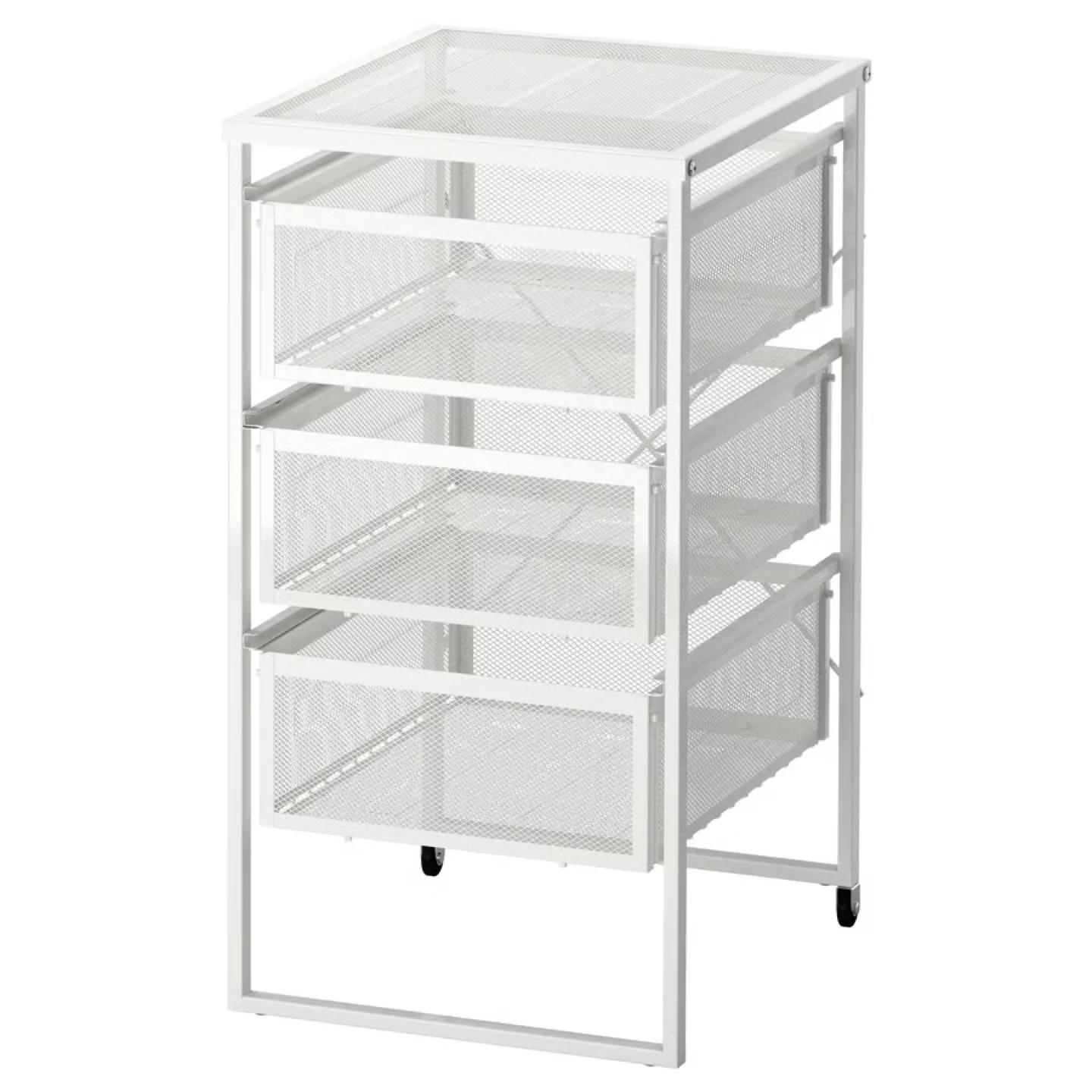 White Drawer Unit on Casters thumbnail