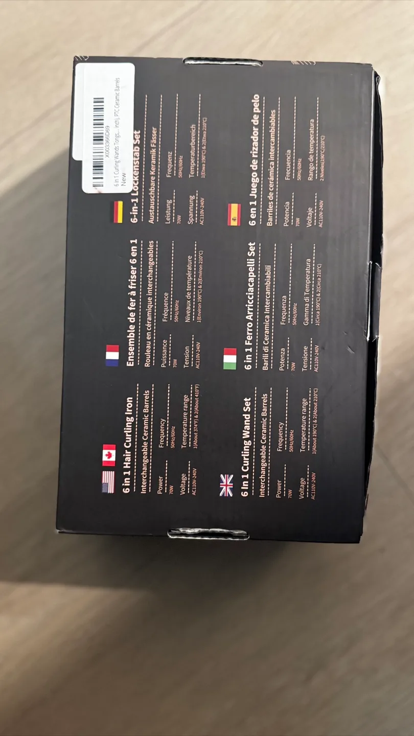 ELLEVYE 6 in 1 Hair Curling Iron Set - New image indicator(4)