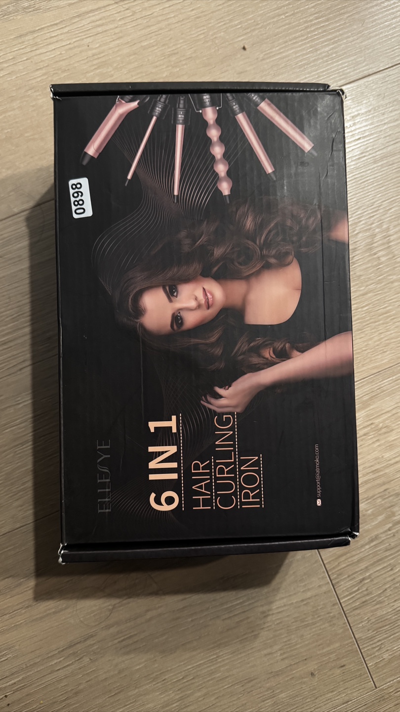ELLEVYE 6 in 1 Hair Curling Iron Set - New