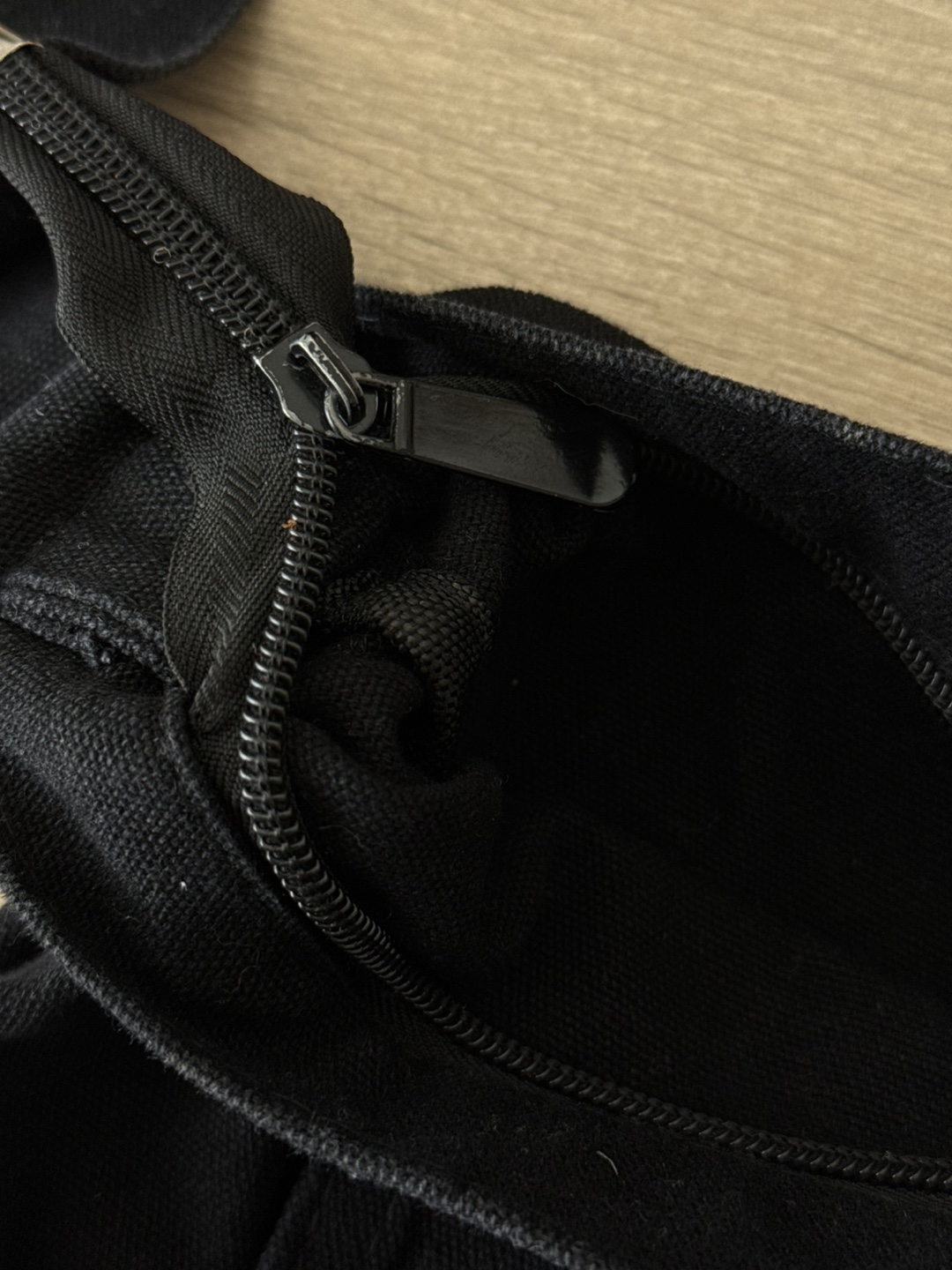Black Canvas Shoulder Bag - photo 3