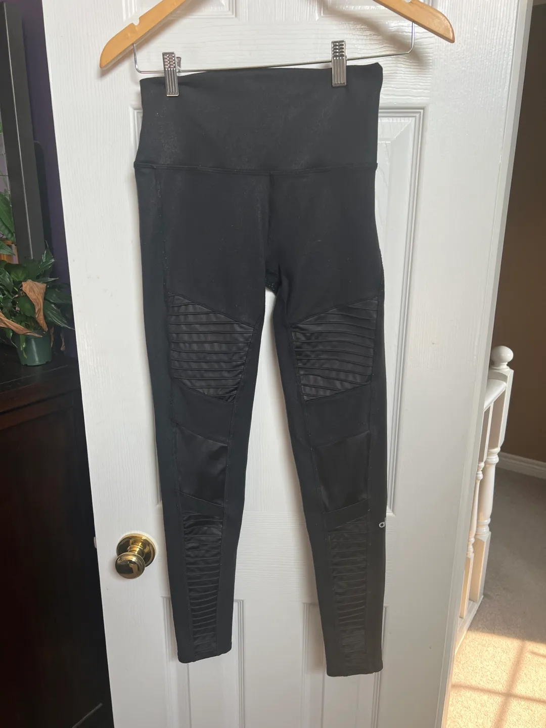 ALO Yoga Moto Leggings - Size S thumbnail