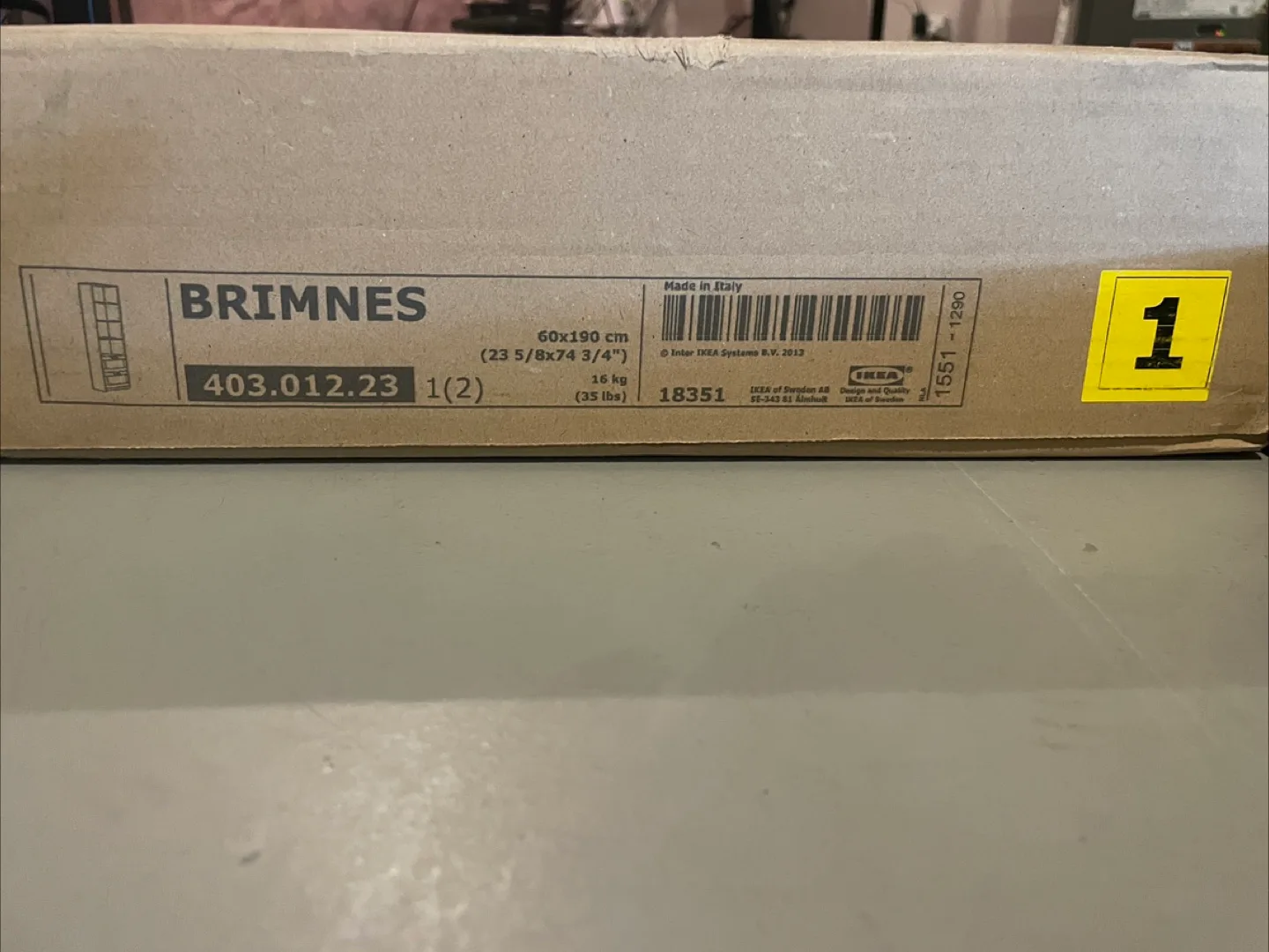 NEW - IKEA Brimnes Bookcase - Black image indicator(2)