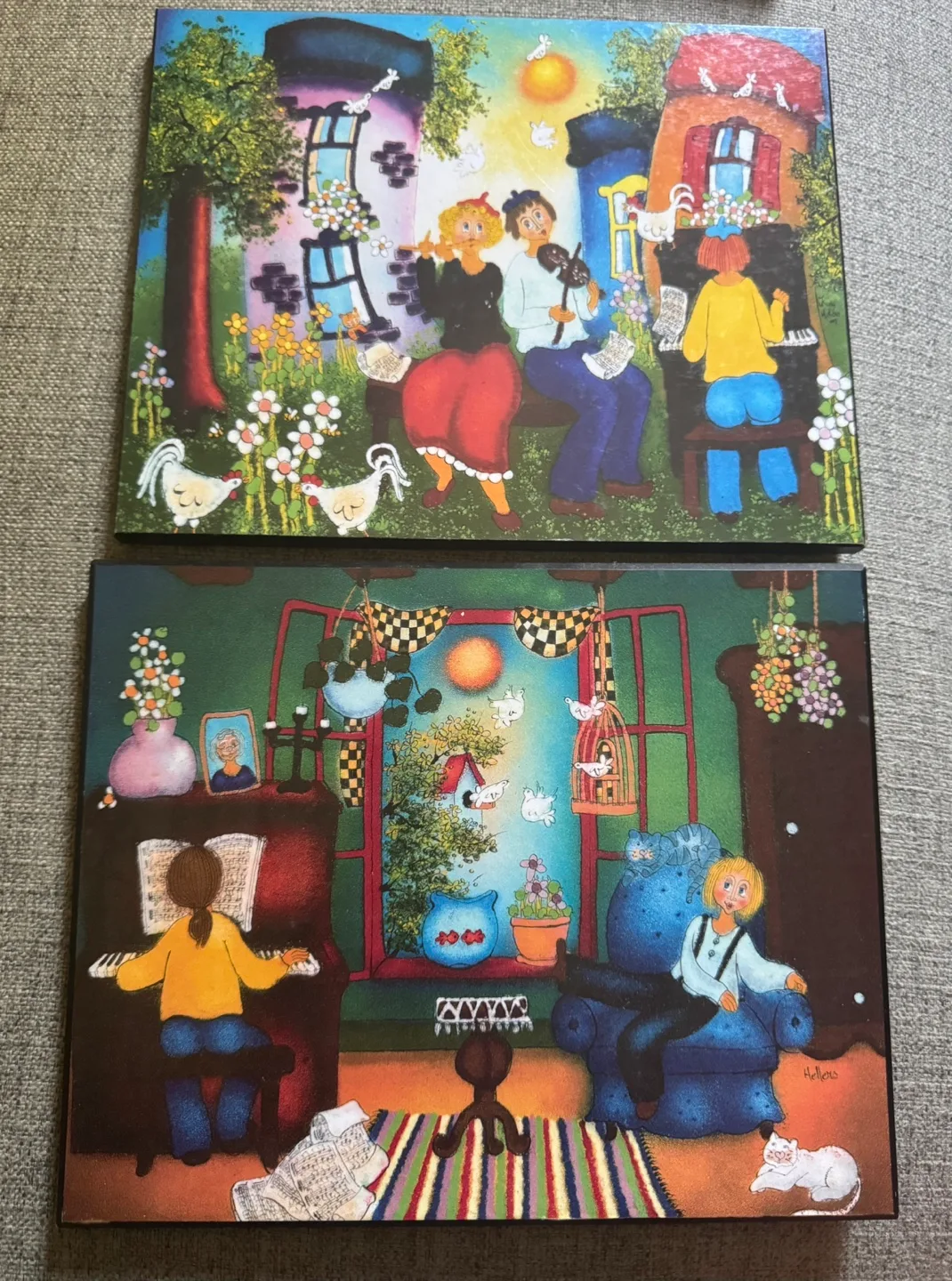 Two Decorative Wall Art Pieces thumbnail