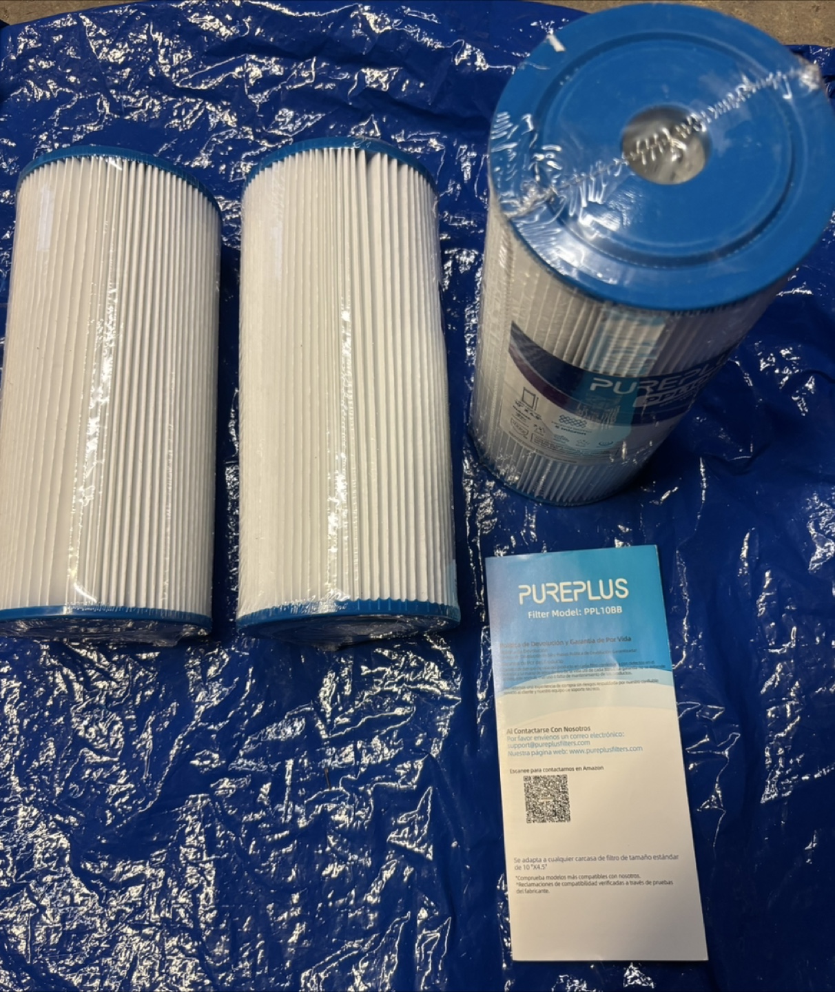 PUREPLUS PPL10BB Sediment Pleated Water Filter - photo 2