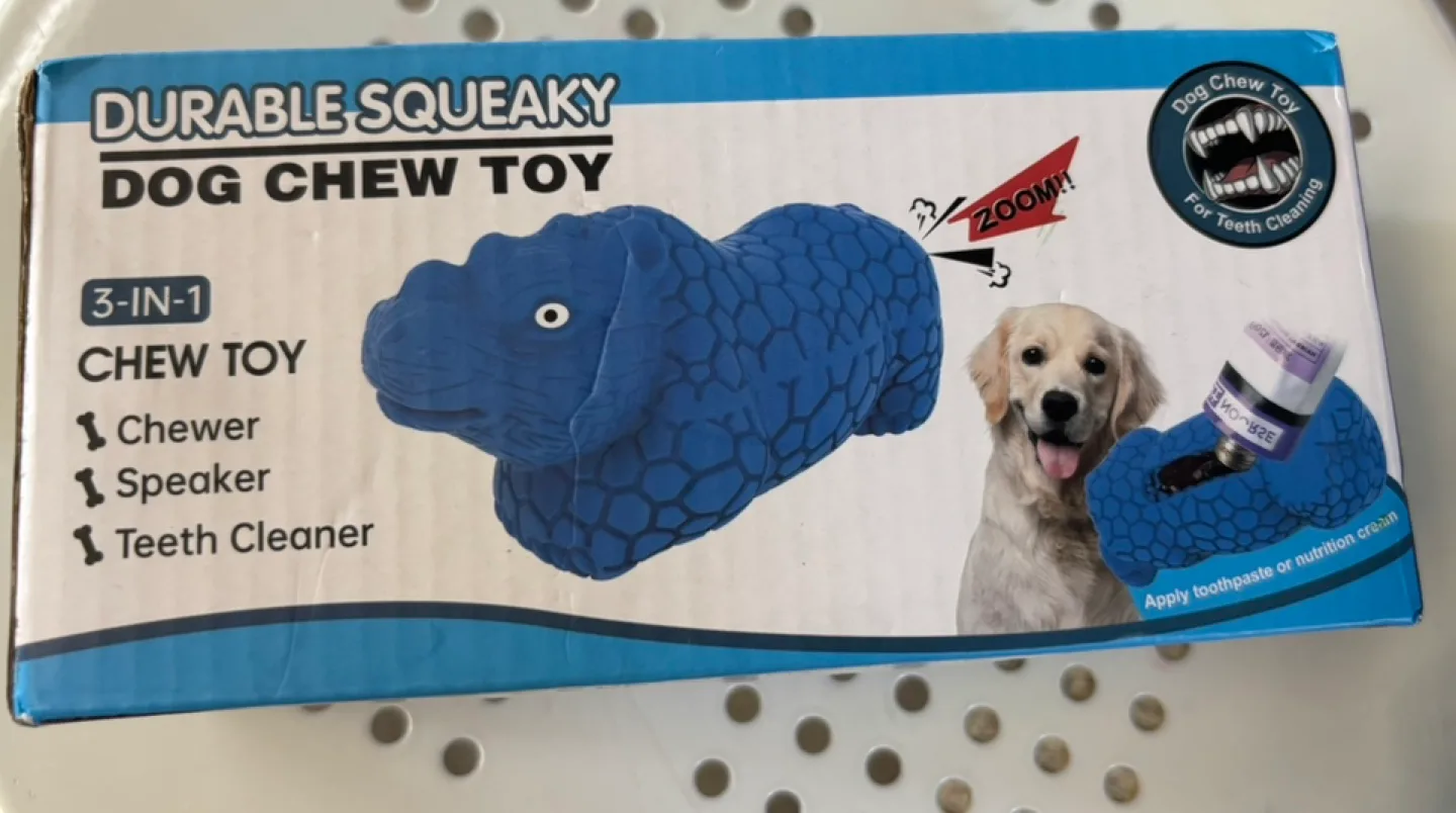 New Jewyow Durable Squeaky Dog Chew Toy thumbnail