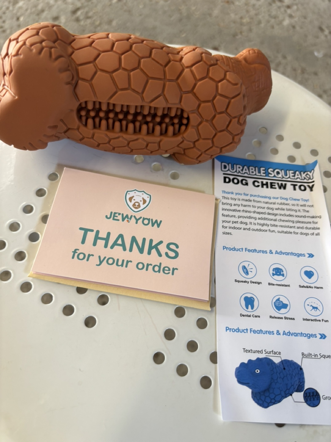 New Jewyow Durable Squeaky Dog Chew Toy - photo 2