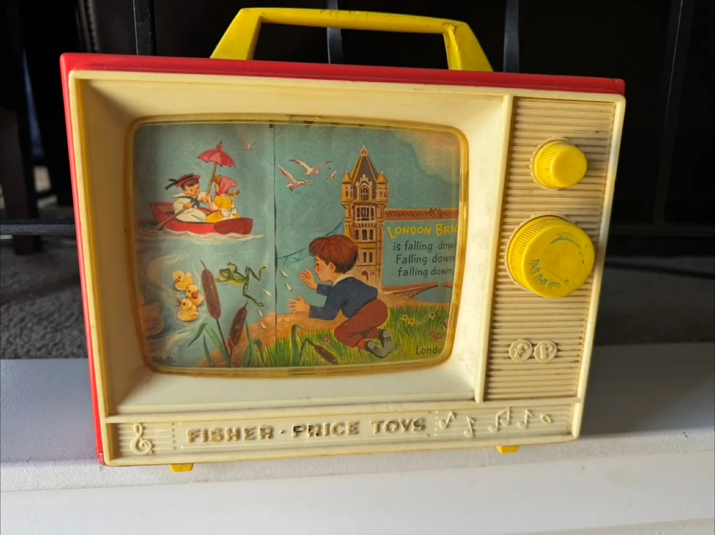 Vintage Fisher-Price Toys TV Radio thumbnail