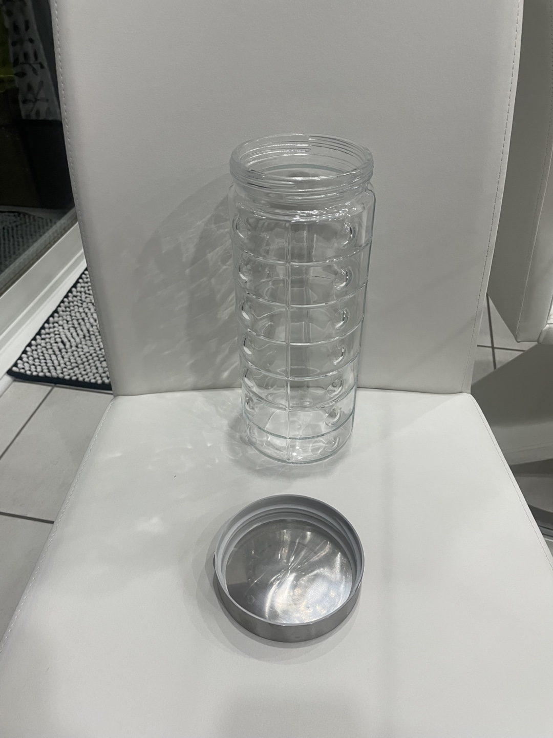 Glass Storage Jars with Metal Lids - photo 2