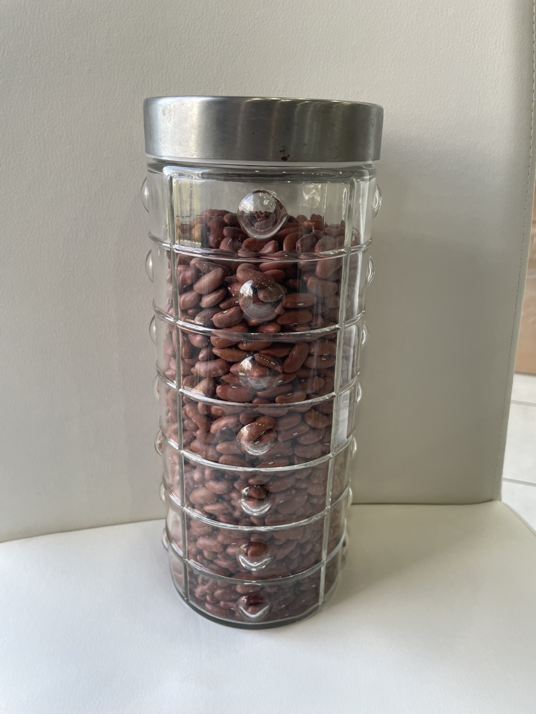 Glass Storage Jars with Metal Lids - photo 4