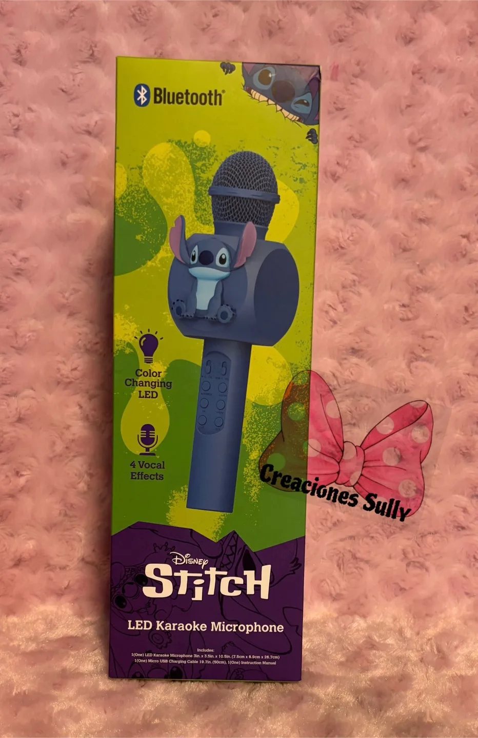 Disney Stitch LED Karaoke Microphone - New in Box! thumbnail