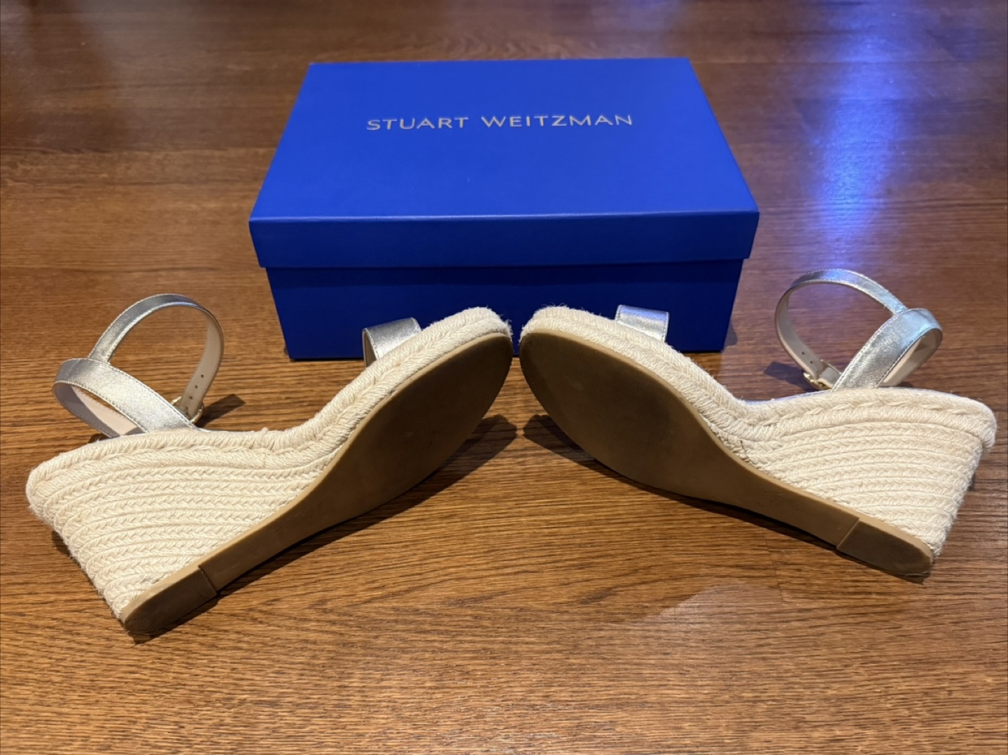 Stuart Weitzman Espadrille Wedge Sandals, size: 7.5 - photo 5