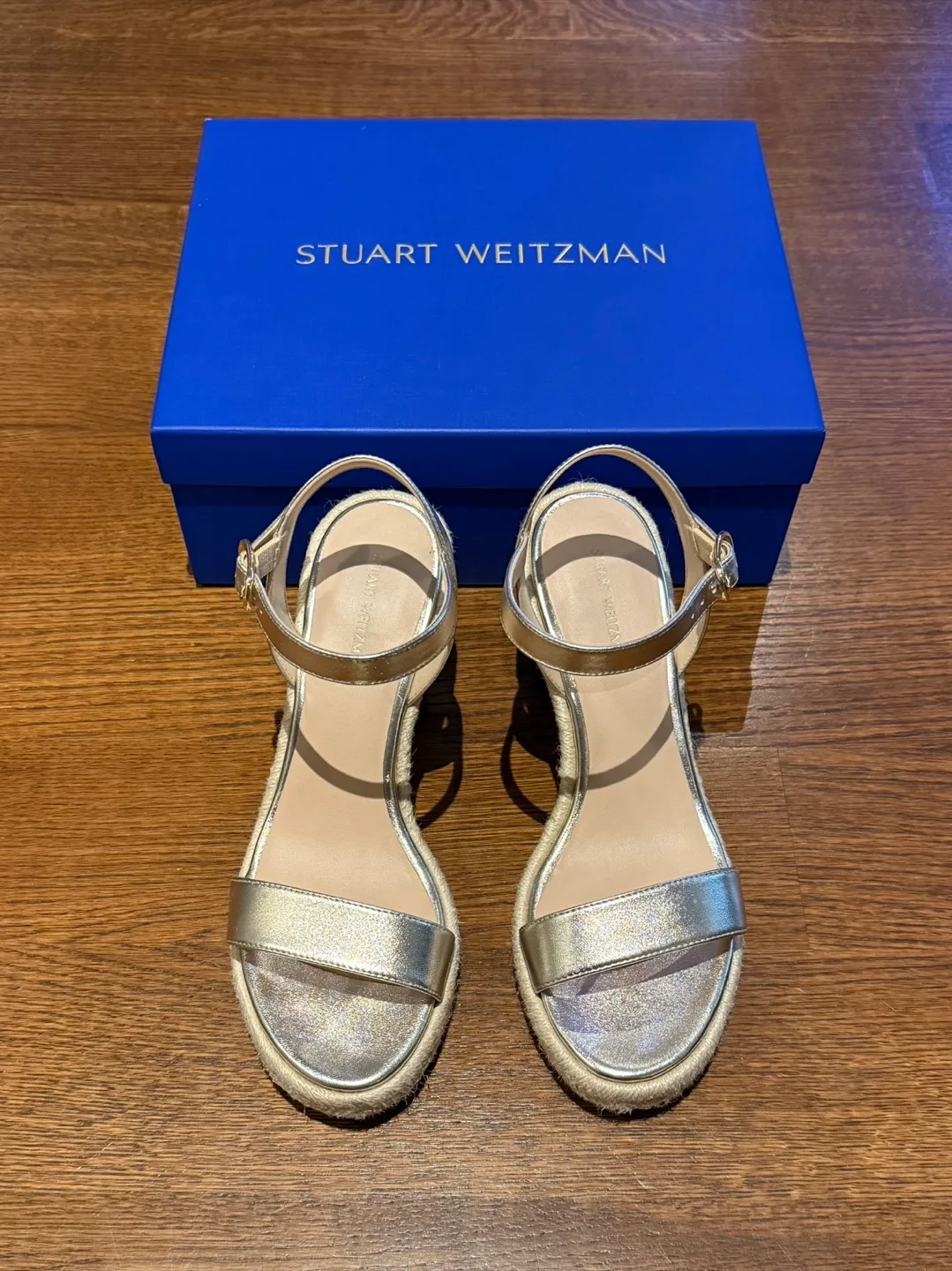 Stuart Weitzman Espadrille Wedge Sandals, size: 7.5 thumbnail