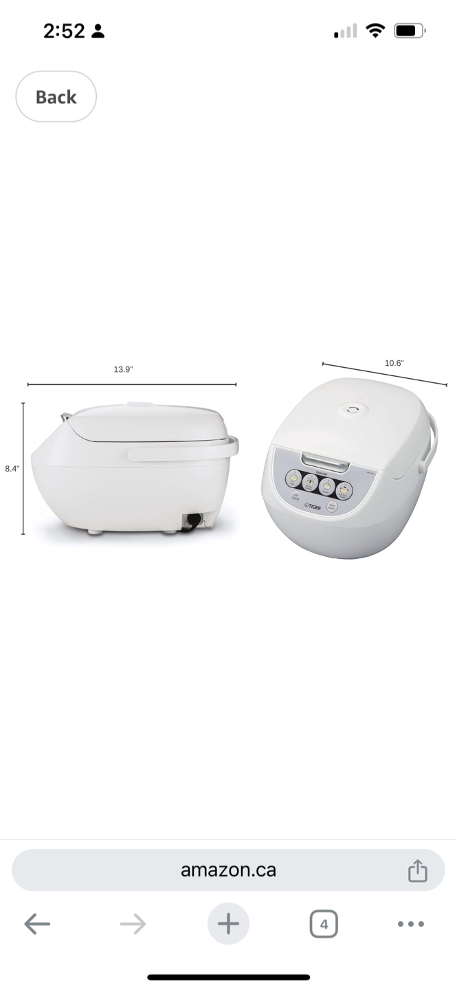 Tiger JBV-A10U 5.5-Cup Rice Cooker - New in Box! - photo 2