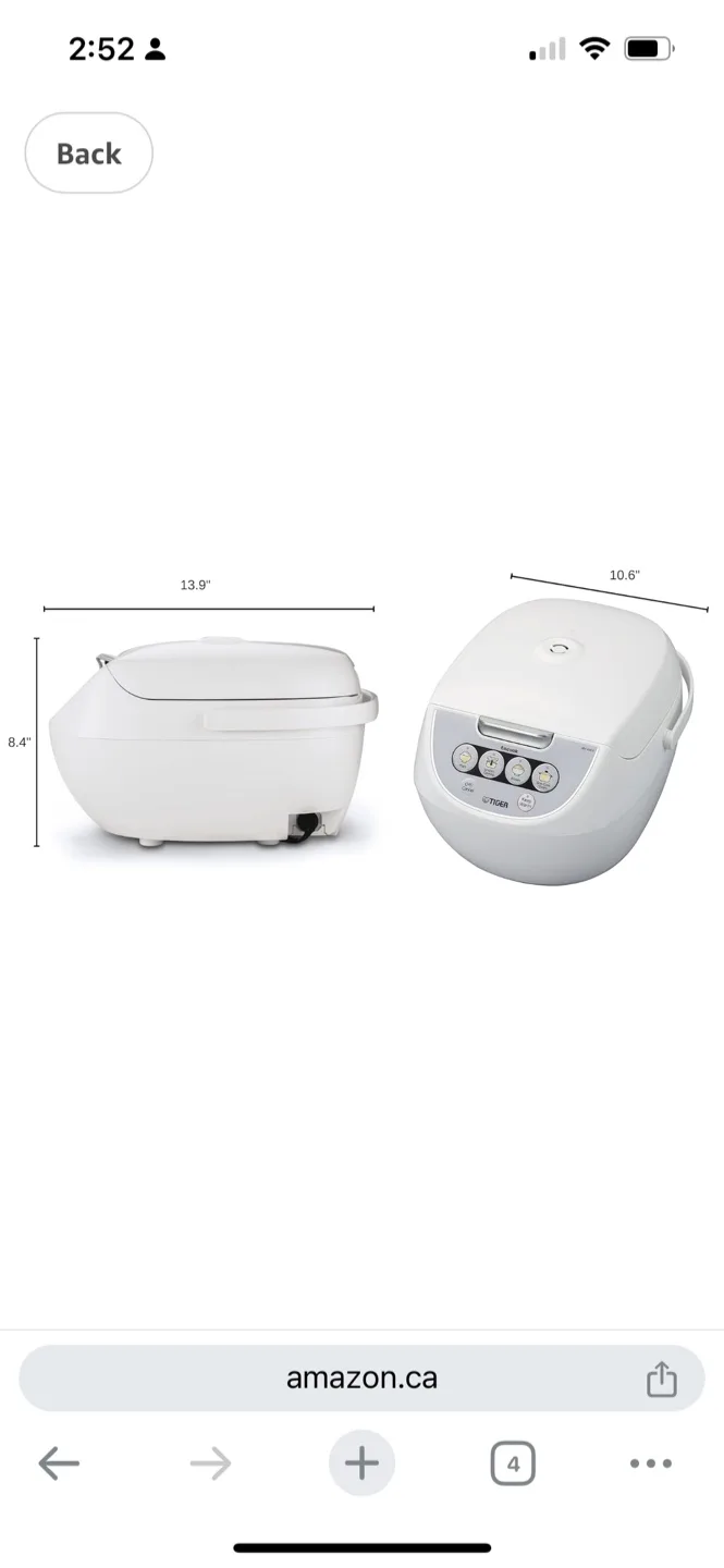 Tiger JBV-A10U 5.5-Cup Rice Cooker - New in Box! image indicator(2)