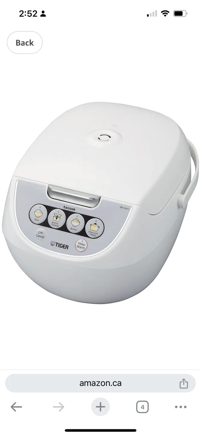 Tiger JBV-A10U 5.5-Cup Rice Cooker - New in Box! image indicator(3)