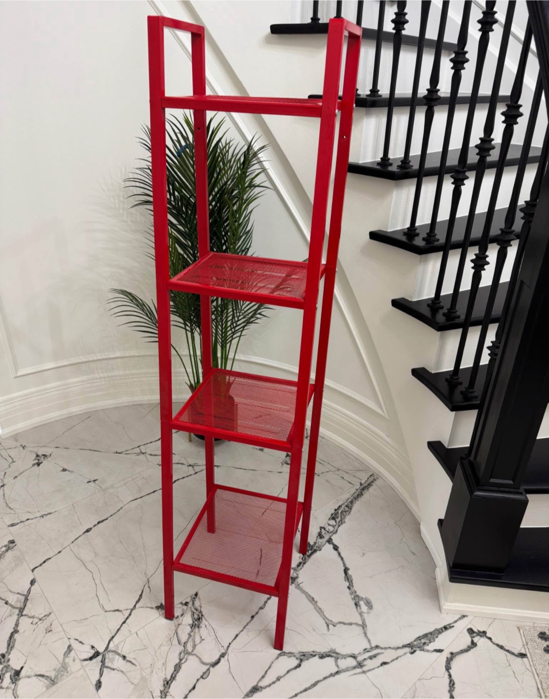 Red IKEA Lerbeeg shelf unit - photo 2
