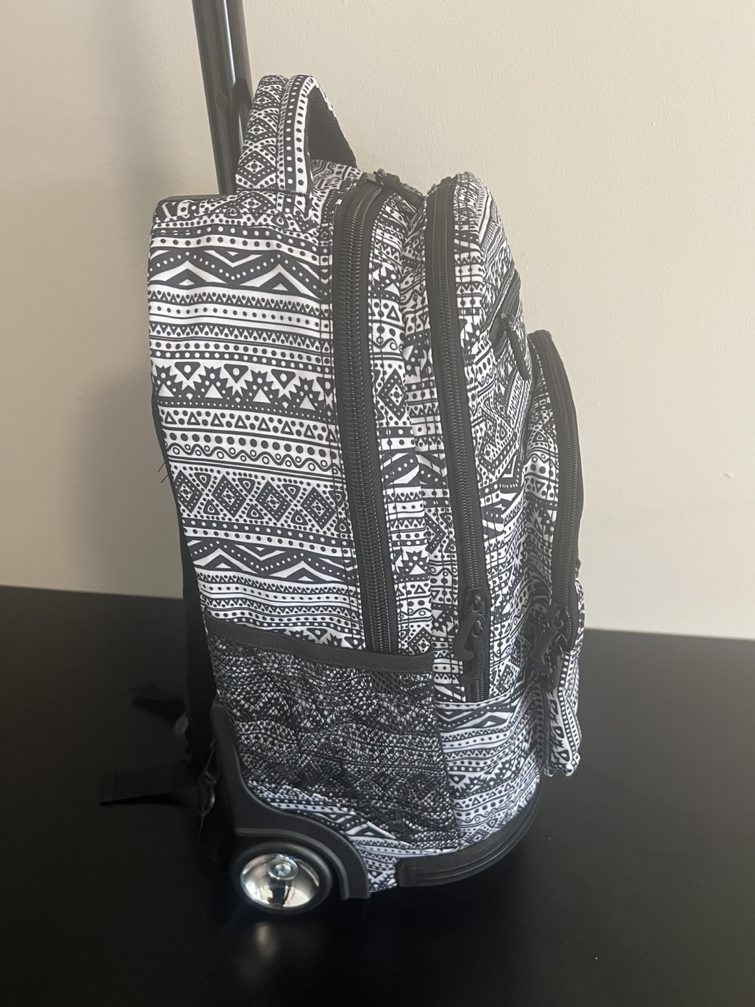 J World Rolling Backpack - Black and White Pattern - photo 5