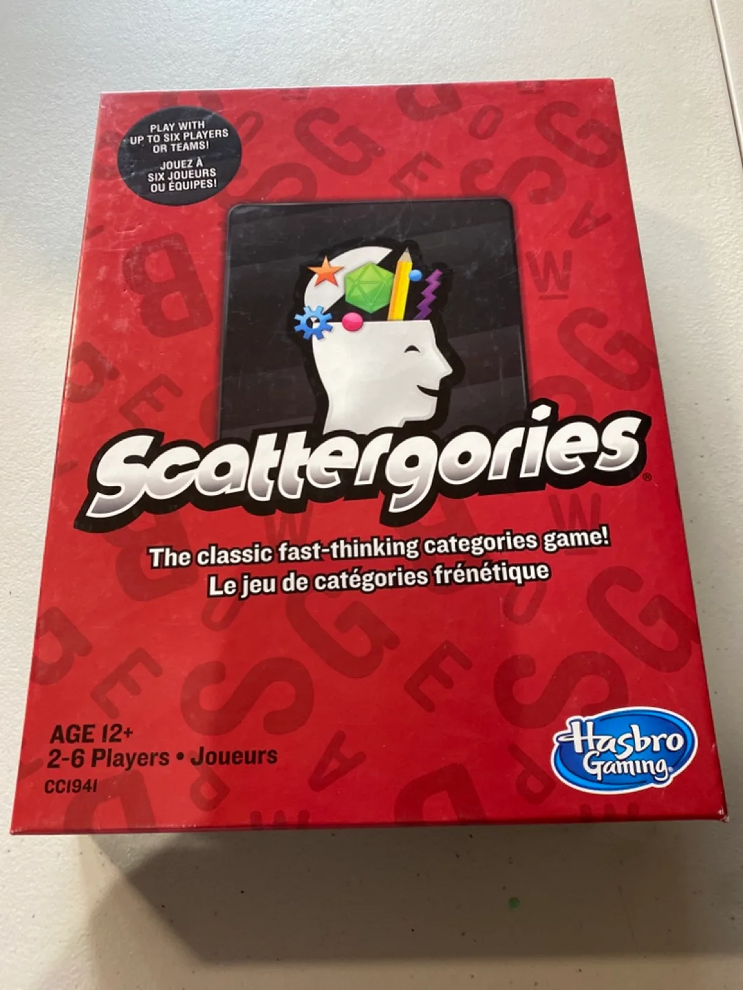 Scattergories Board Game - Classic Fast-Thinking Fun! thumbnail