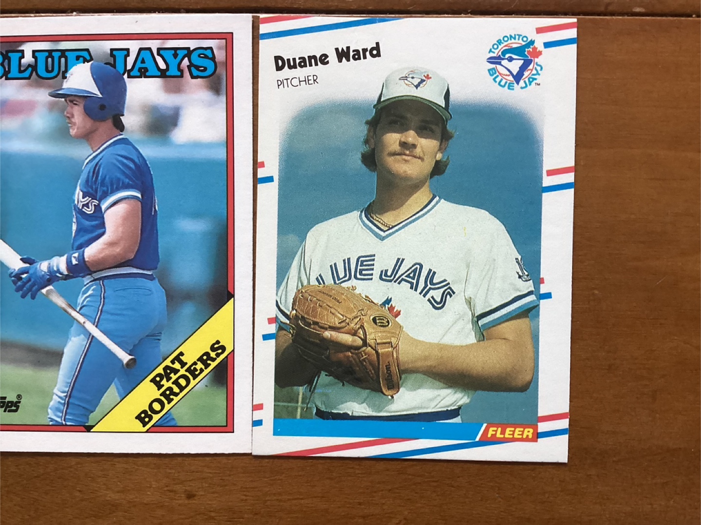 1988 Jays Fred McGriff, Pat Borders & Duane Ward Trading Cards - photo 4