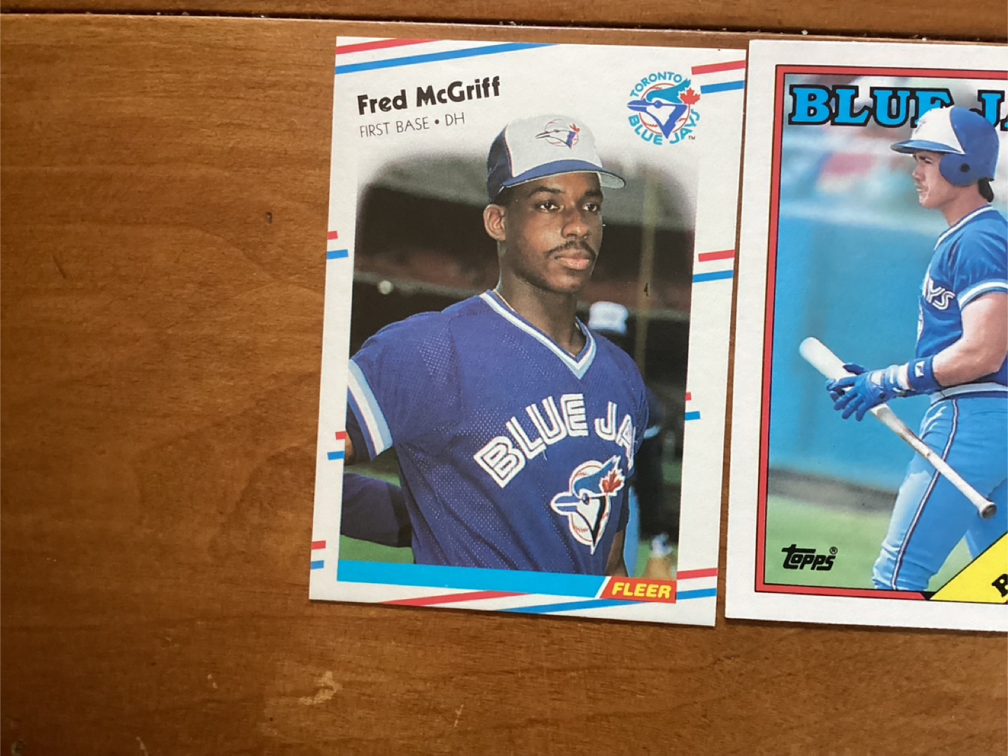 1988 Jays Fred McGriff, Pat Borders & Duane Ward Trading Cards - photo 2