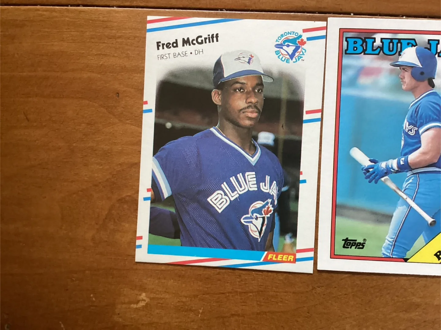 1988 Jays Fred McGriff, Pat Borders & Duane Ward Trading Cards image indicator(2)