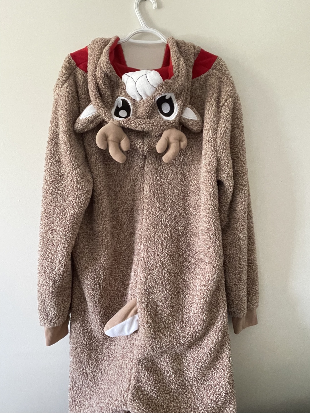 Urban Heritage Happy Holidays Reindeer Onesie - L - photo 2