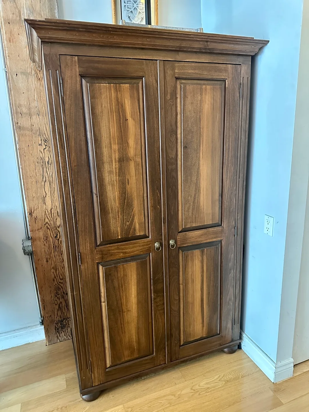 MODERN WARDROBE ARMOIRE CLOTHING CLOSET DRESSER UNIT thumbnail