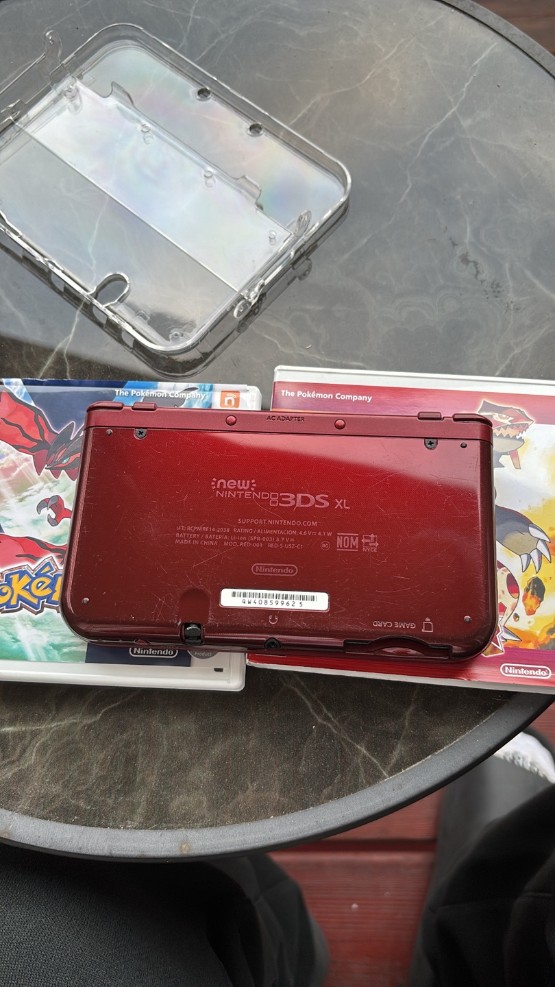 New Nintendo 3DS XL Red + Games - photo 4