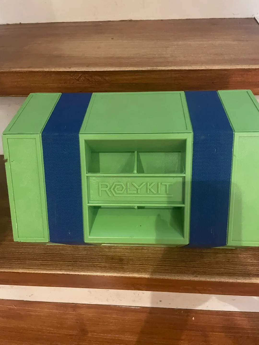 NEW Rolykit Roll-Up Case - Green and Blue image indicator(2)