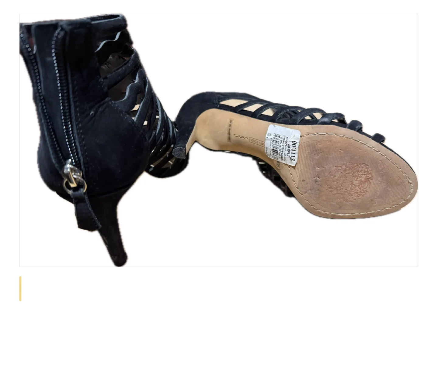 Vince Camuto Black Heels - Size 8.5 image indicator(2)