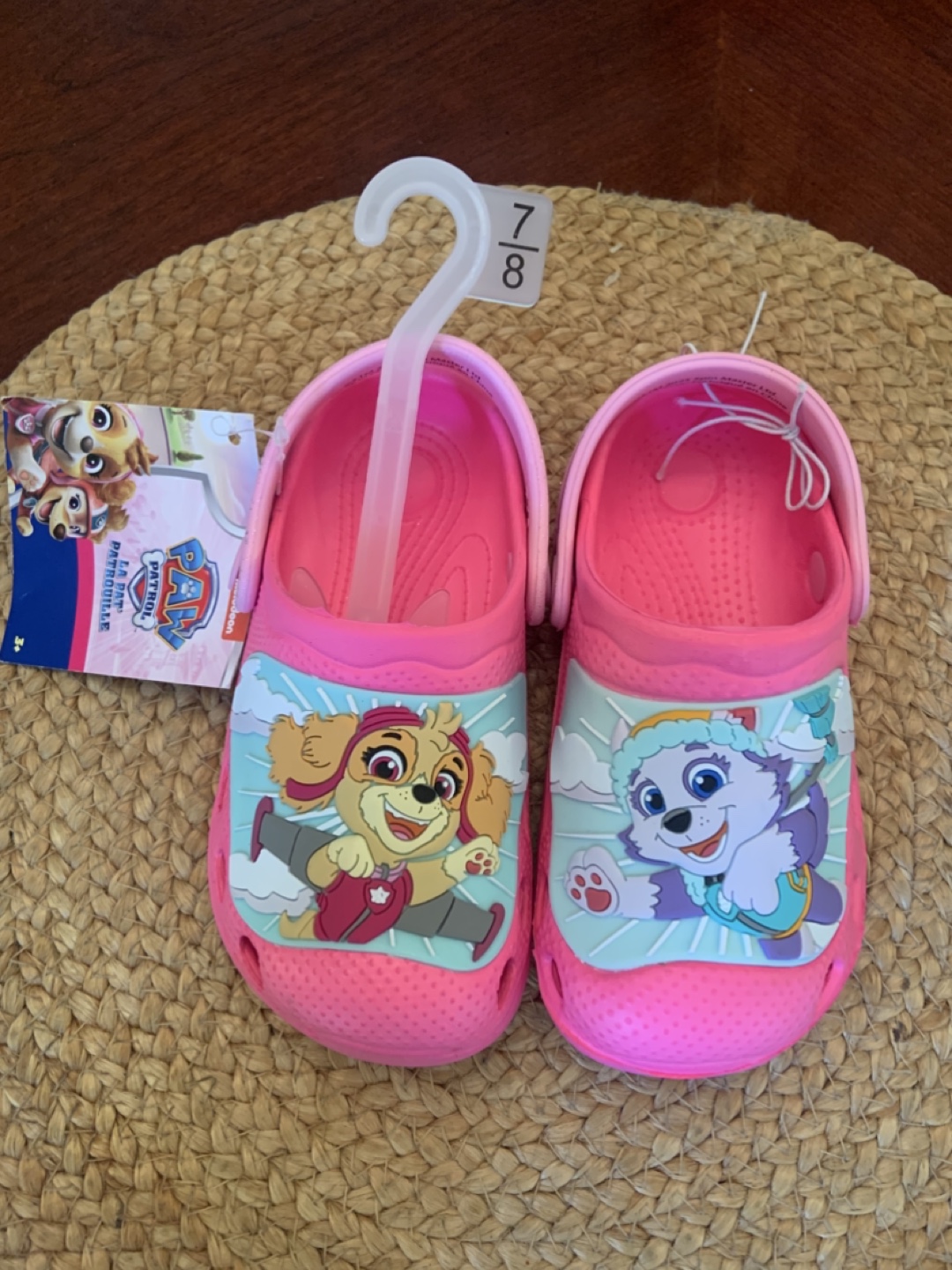 New Paw Patrol Pink Clogs - Size 7/8 - photo 2