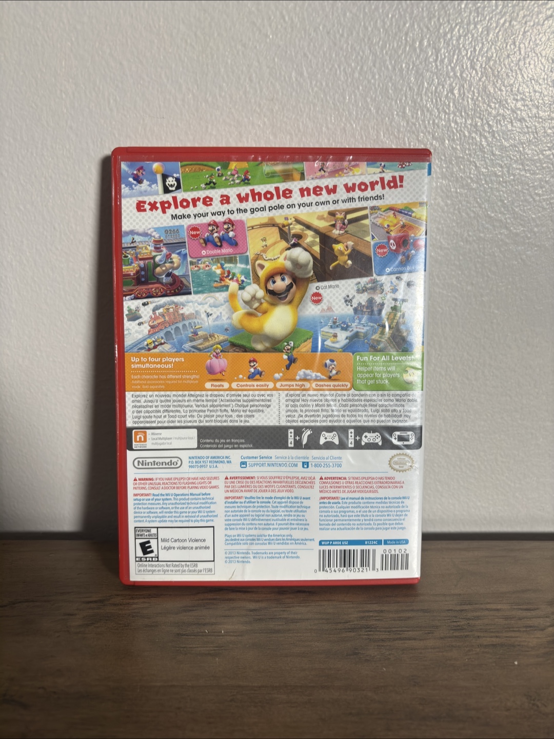 Super Mario 3D World - Nintendo Wii U Game – Steal Deal! - photo 3