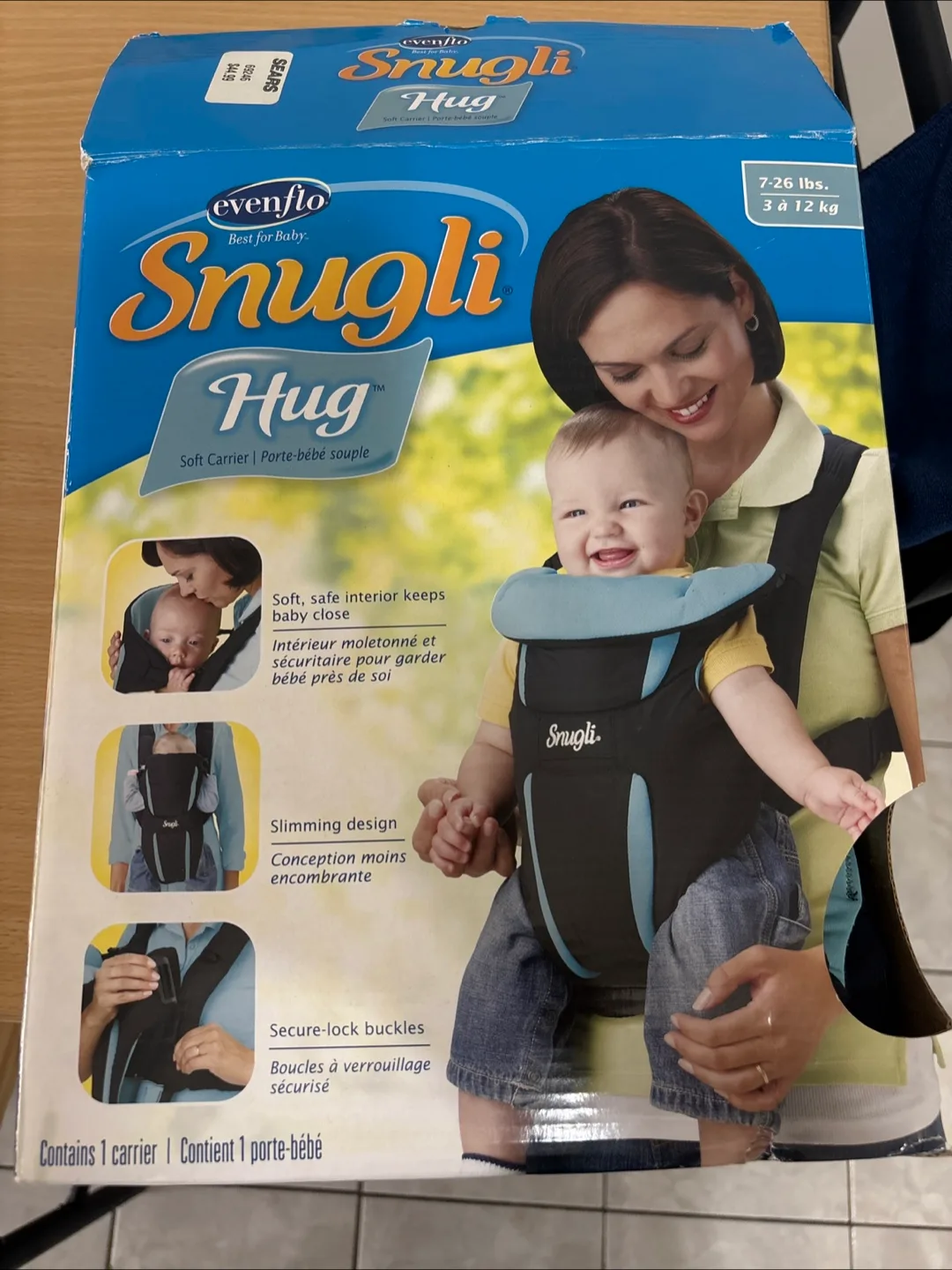 Evenflo Snugli Hug Baby Carrier thumbnail