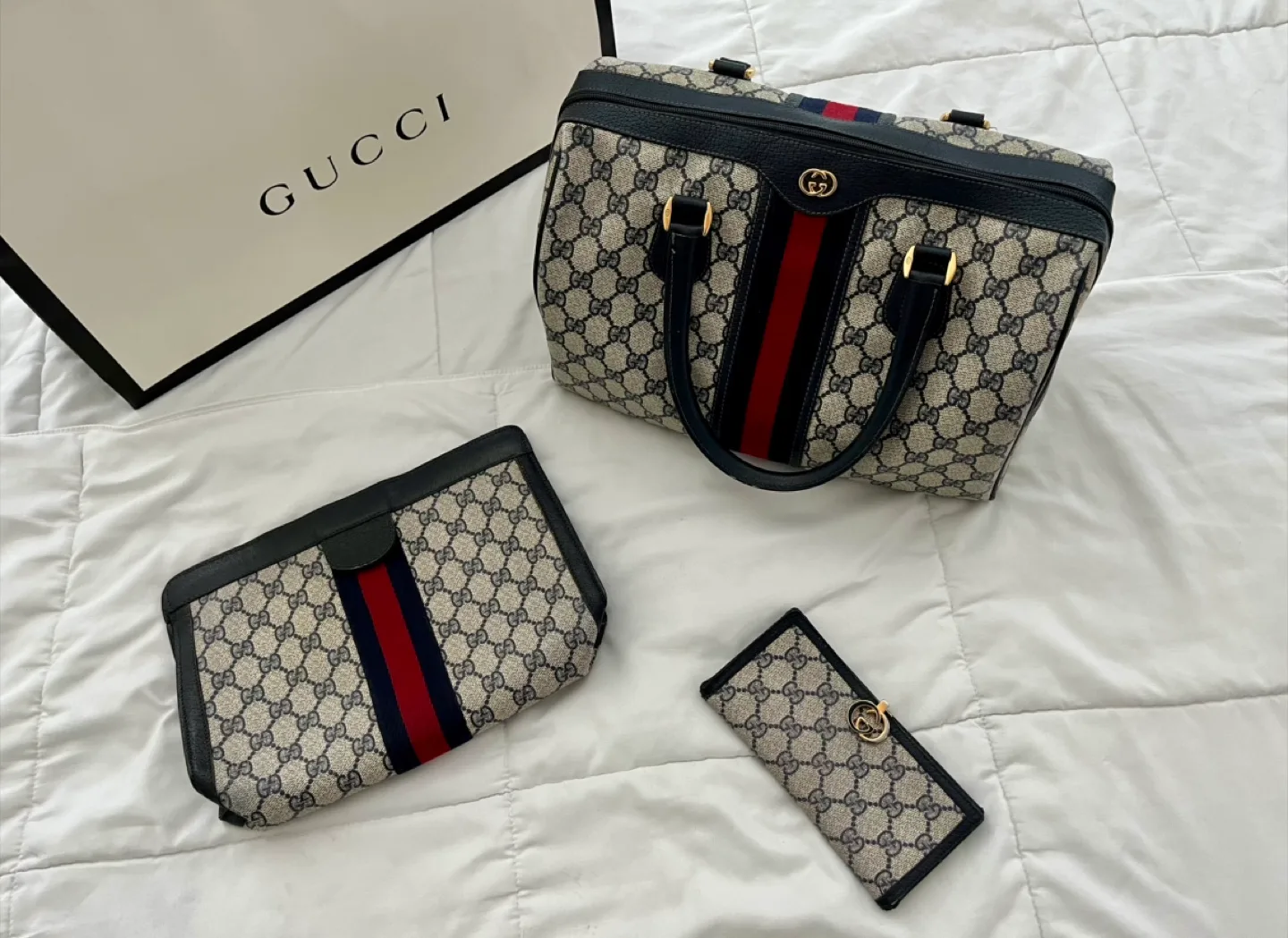 Gucci Boston bag + accessories thumbnail