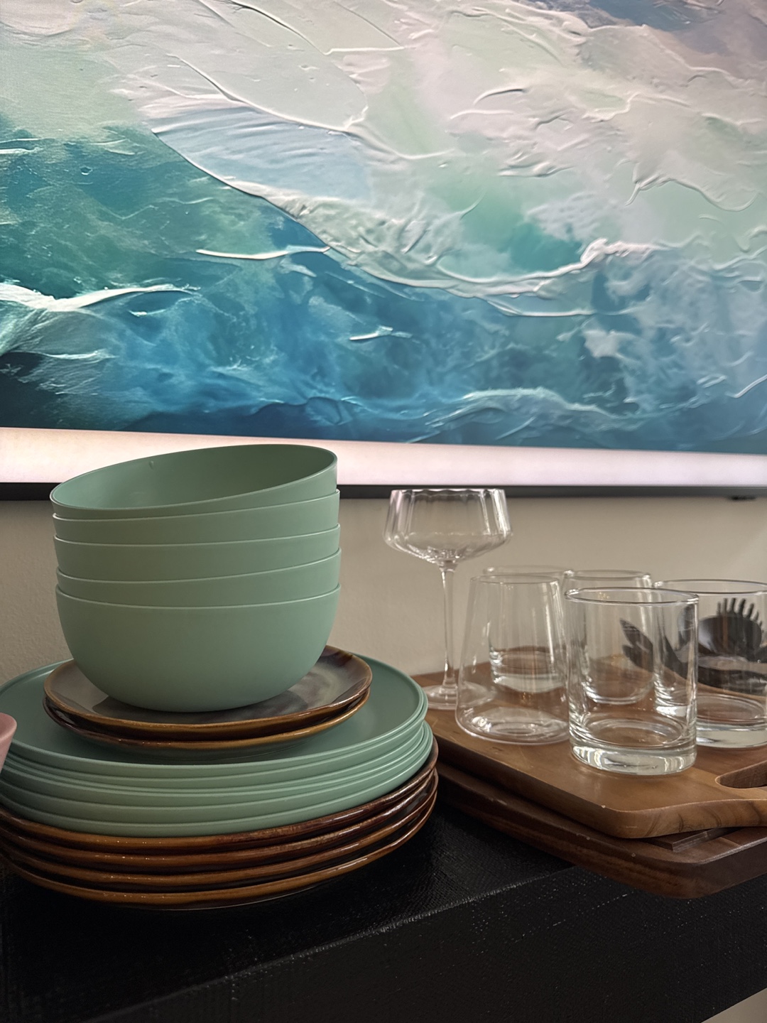 Mixed Kitchenware Set - Glasses, Bowls, Utensils