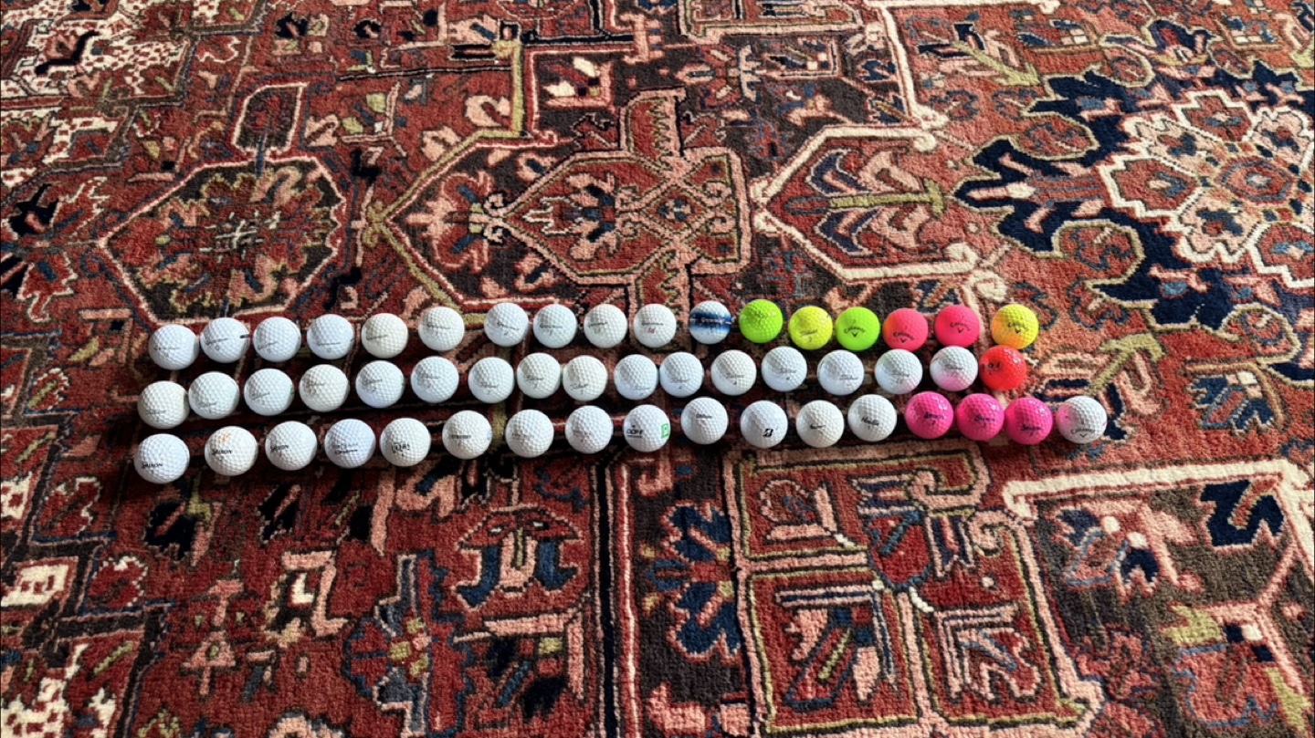 Mixed Golf Balls Collection Sale
