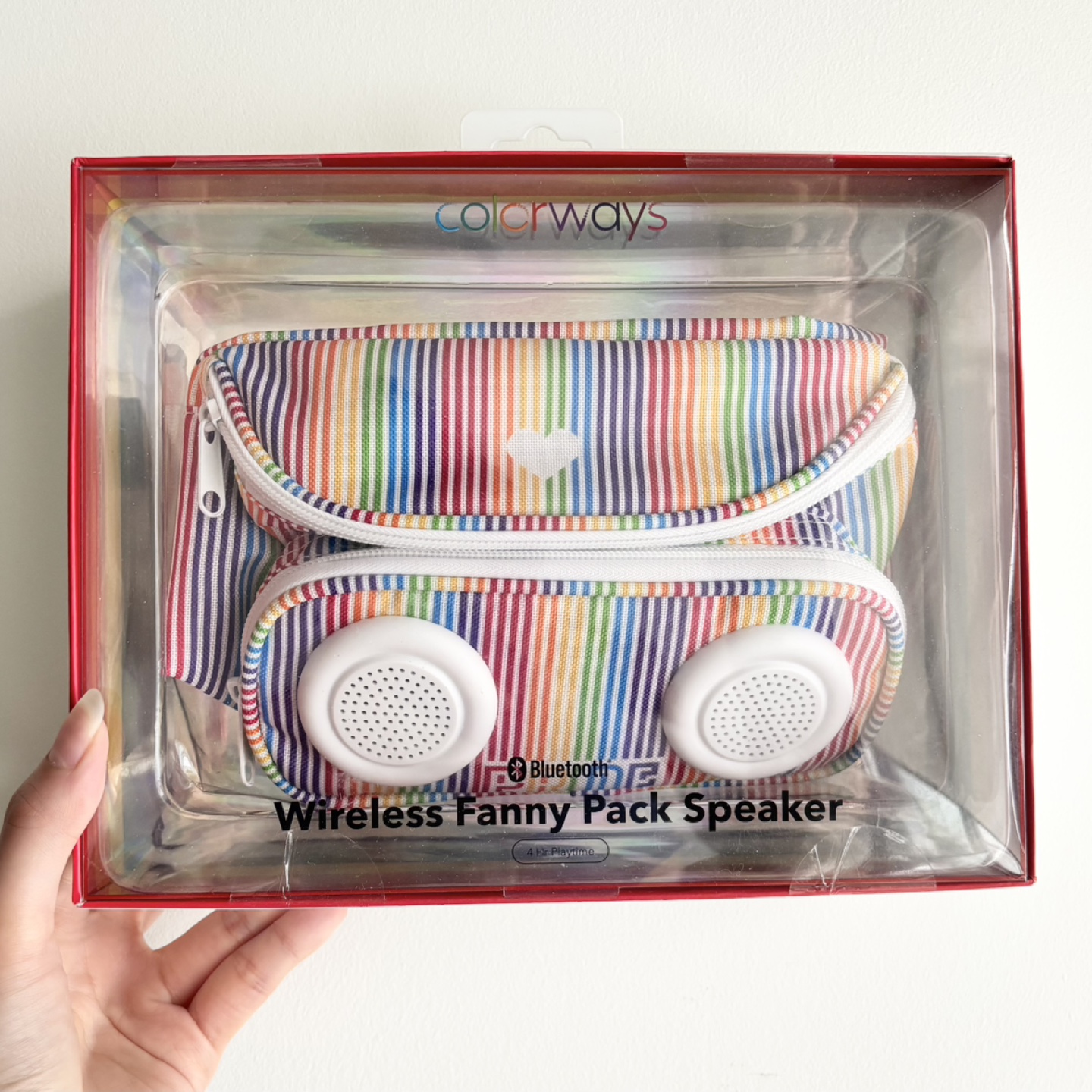 Pride Colorways Wireless Fanny Pack Speaker - New in Box!