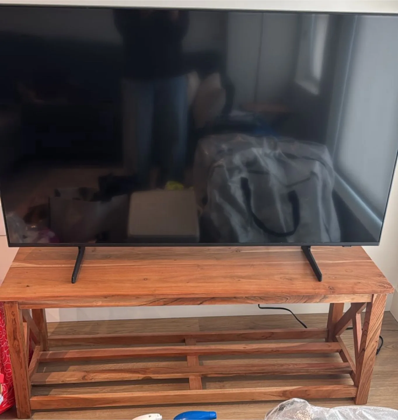 TV on Wood Stand thumbnail