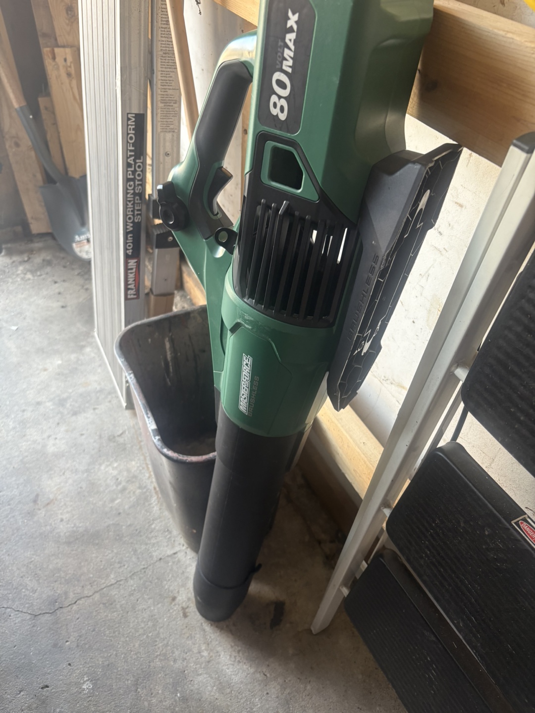 Master force 80V Brushless Cordless Leaf Blower - New - photo 2