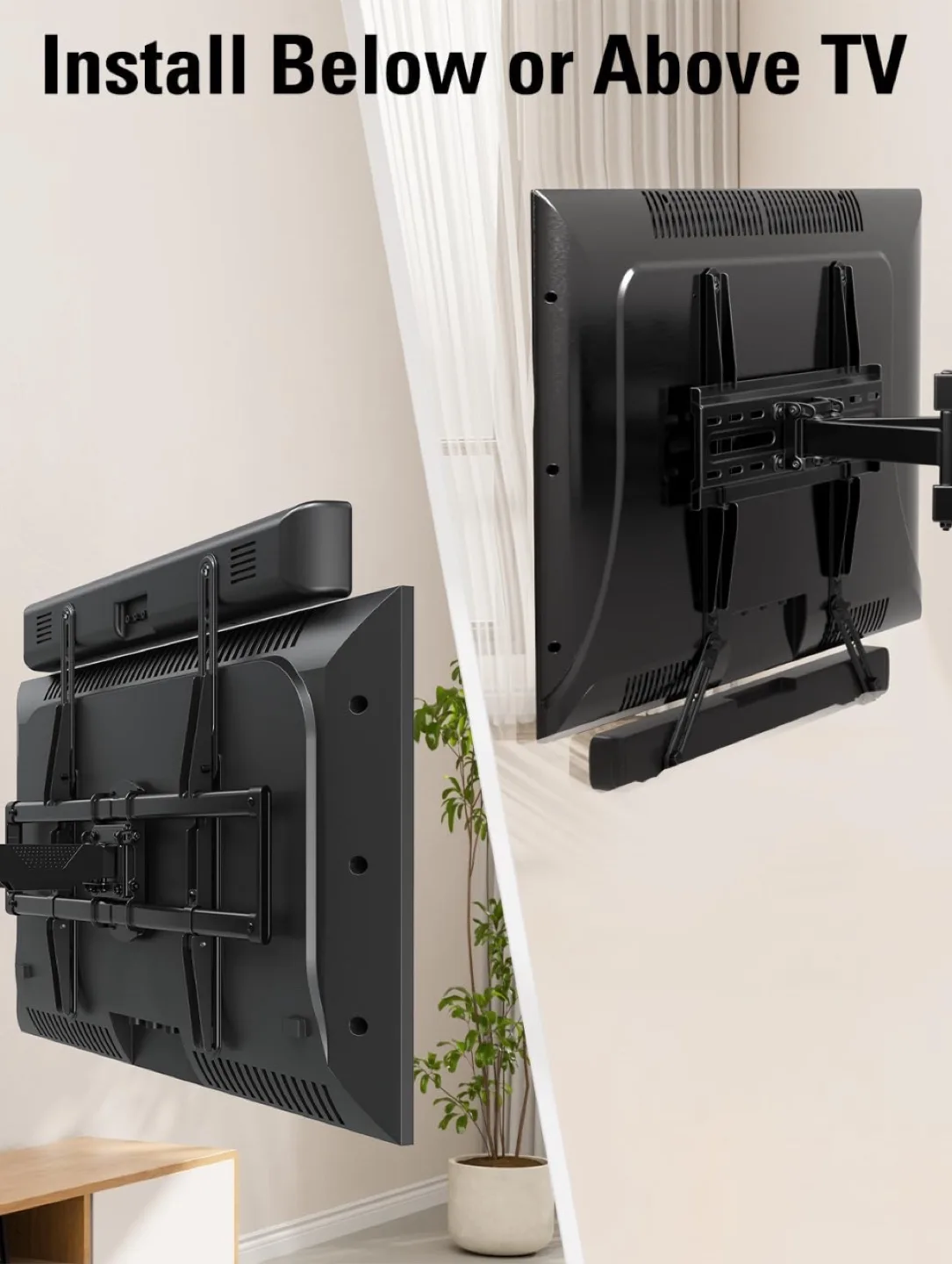 Sturdy! New Tv Soundbar Mount. image indicator(4)